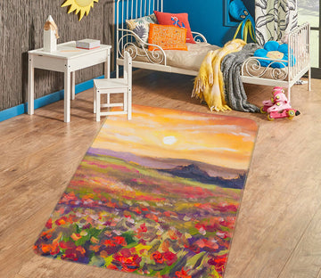 3D Flower Bush 33060 Non Slip Rug Mat
