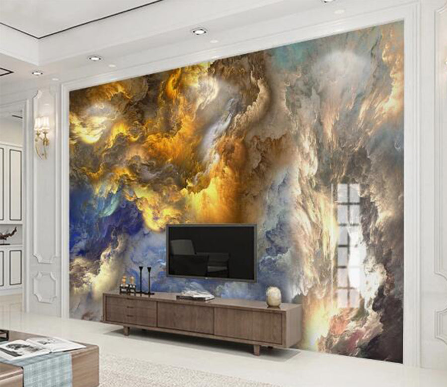 3D Fire Cloud WC228 Wall Murals