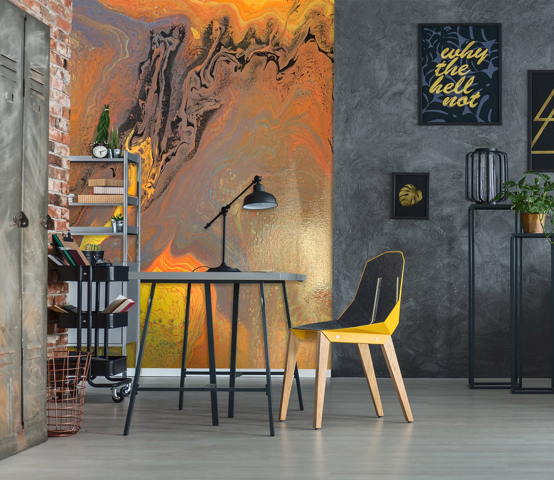 3D Golden Texture 40039 Valerie Latrice Wall Mural Wall Murals