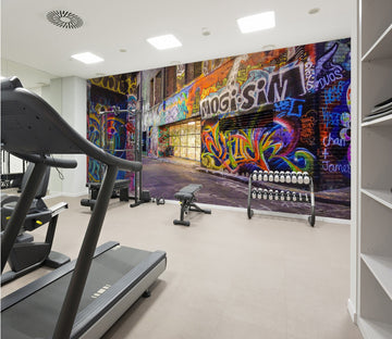 3D Graffiti Street 018 Wall Murals Wallpaper AJ Wallpaper 2 