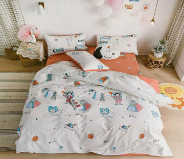 3D Cartoon Doll Tent 6167 Bed Pillowcases Quilt