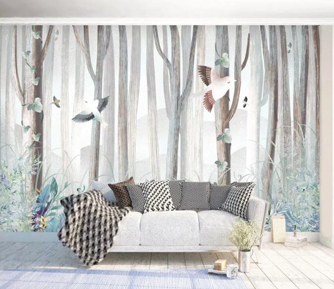 3D Forest Bird 1728 Wall Murals Wallpaper AJ Wallpaper 2 