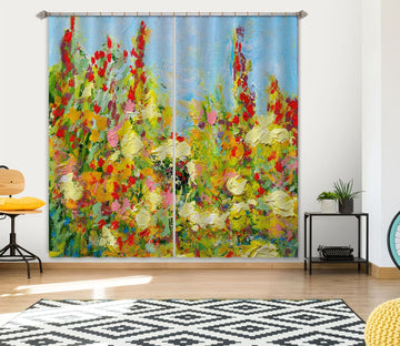 3D Golden Plant 234 Allan P. Friedlander Curtain Curtains Drapes Curtains AJ Creativity Home 