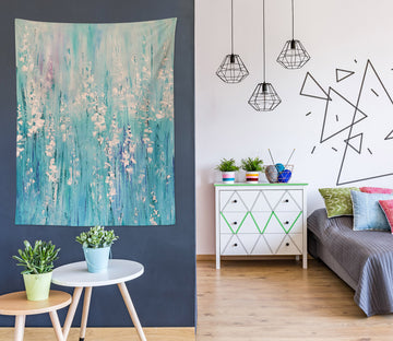 3D Blue White 3492 Skromova Marina Tapestry Hanging Cloth Hang