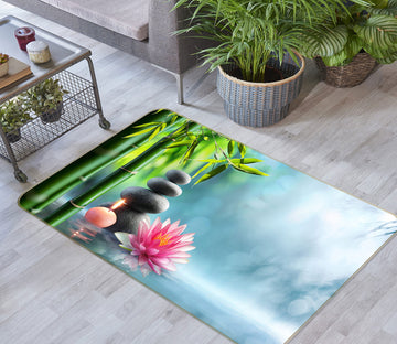 3D Bamboo Stone 77153 Non Slip Rug Mat