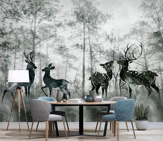 3D Forest Fawn 2528 Wall Murals Wallpaper AJ Wallpaper 2 