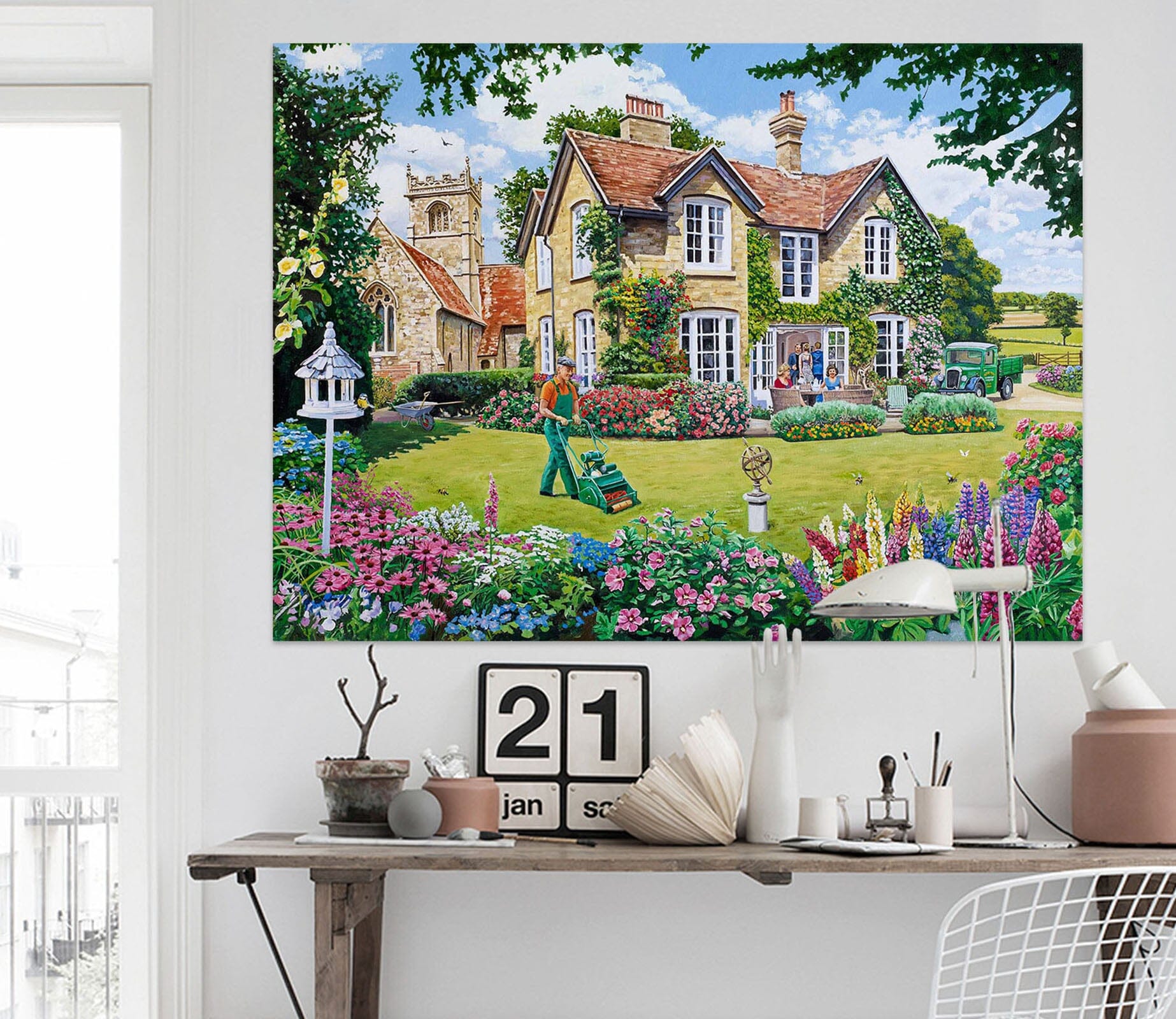 3D The Vicarage 080 Trevor Mitchell Wall Sticker Wallpaper AJ Wallpaper 2 