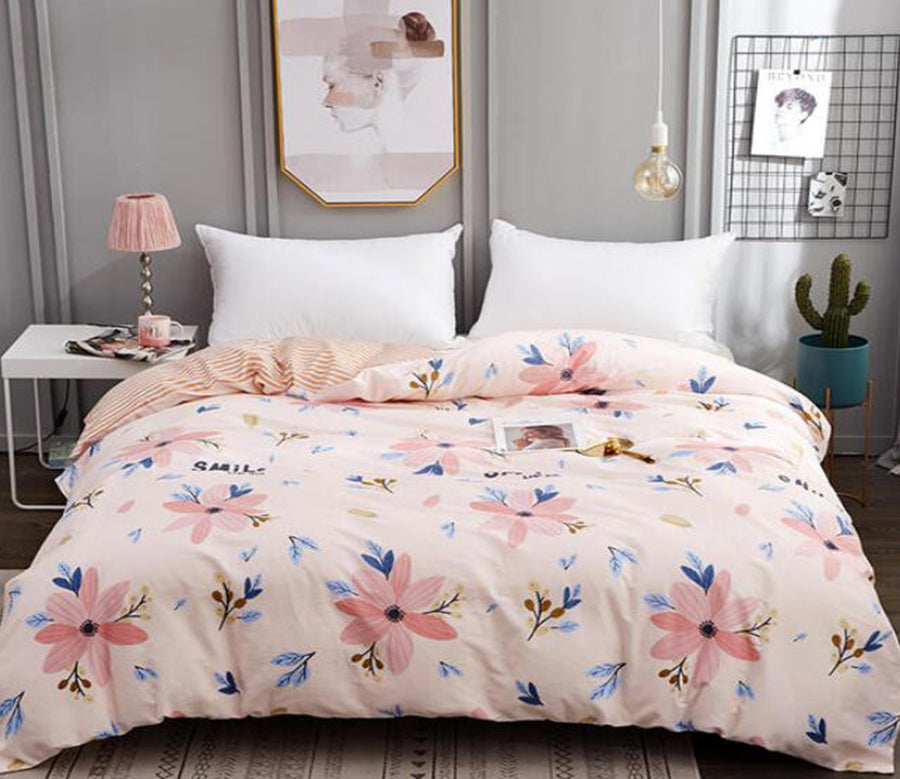 3D Pink Flower 3135 Bed Pillowcases Quilt
