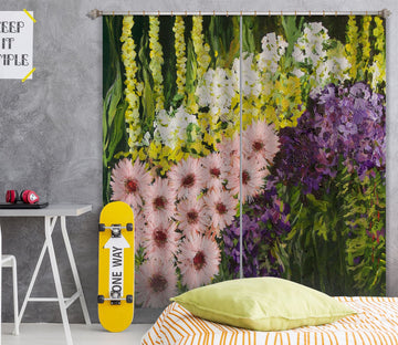3D Flower Dance 2115 Allan P. Friedlander Curtain Curtains Drapes Curtains AJ Creativity Home 