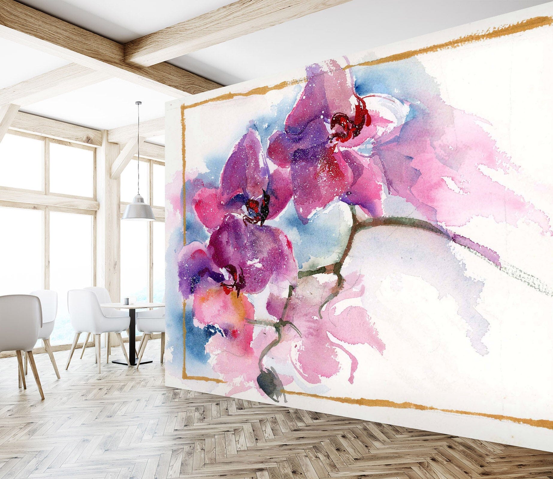 3D Colored Peach 1407 Anne Farrall Doyle Wall Mural Wall Murals Wallpaper AJ Wallpaper 2 