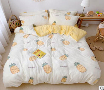 3D Pineapple 30125 Bed Pillowcases Quilt