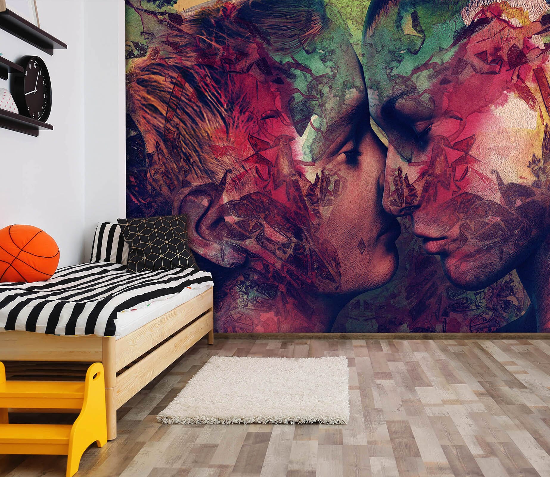 3D Graffiti Love 1406 Marco Cavazzana Wall Mural Wall Murals Wallpaper AJ Wallpaper 2 
