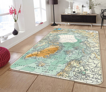 3D Map 64042 Non Slip Rug Mat