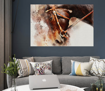 3D Horse Head 68 Animal Wall Stickers Wallpaper AJ Wallpaper 2 