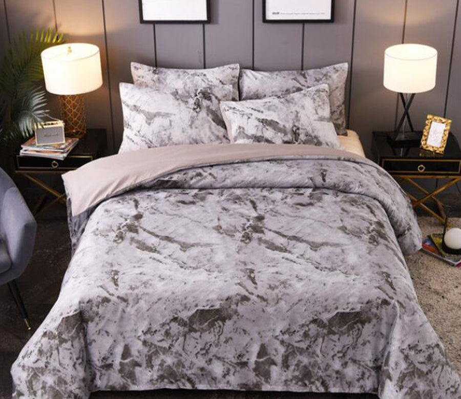 3D White 8071 Bed Pillowcases Quilt