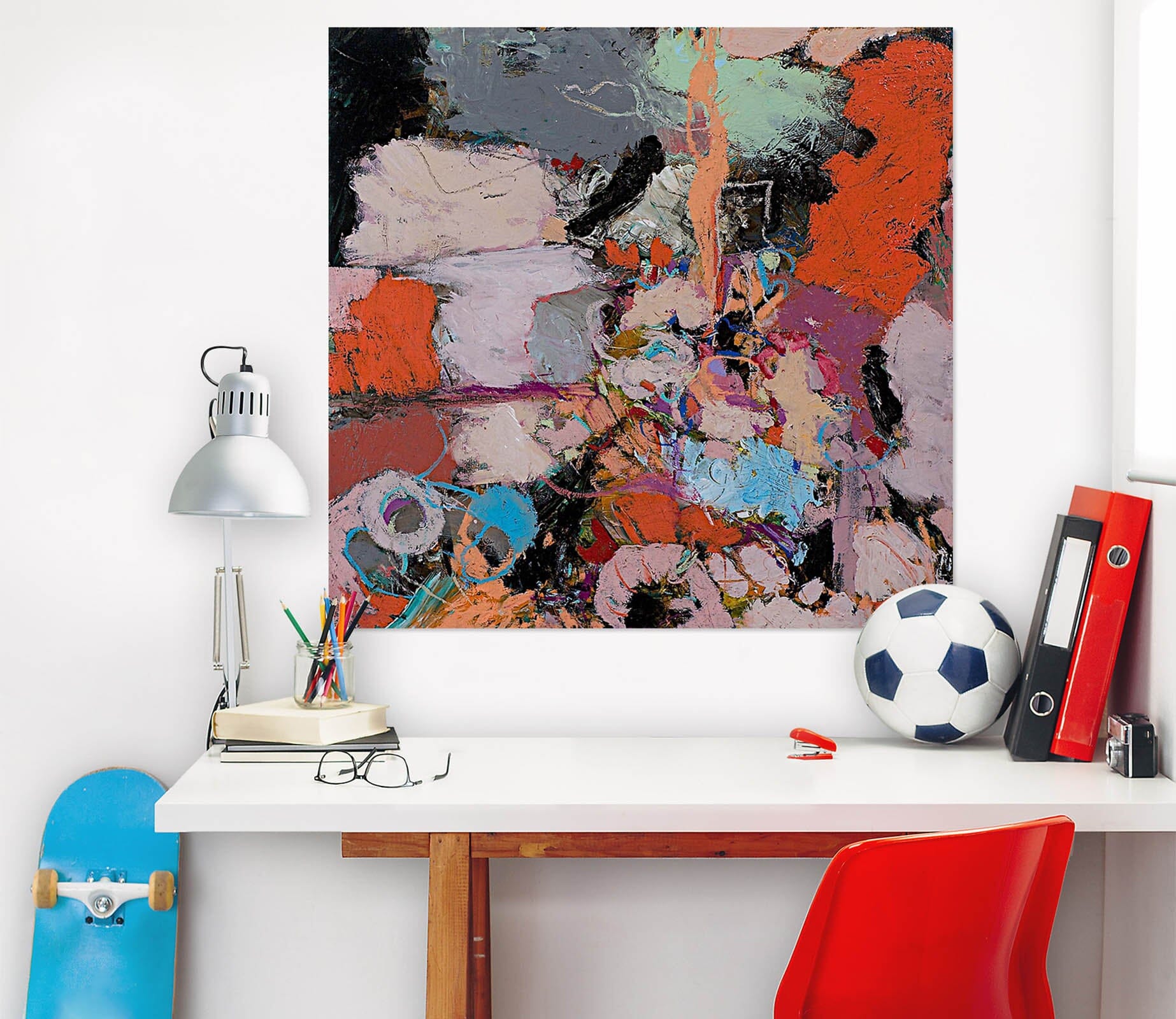 3D Color Graffiti 007 Allan P. Friedlander Wall Sticker Wallpaper AJ Wallpaper 2 