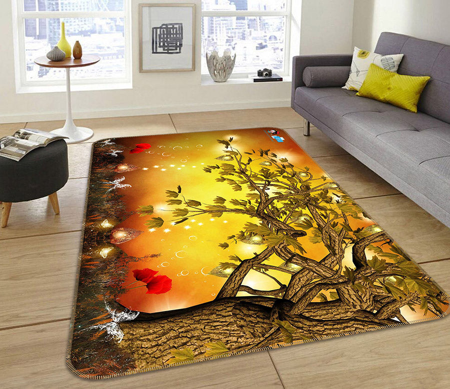 3D Tree Vine 66073 Non Slip Rug Mat