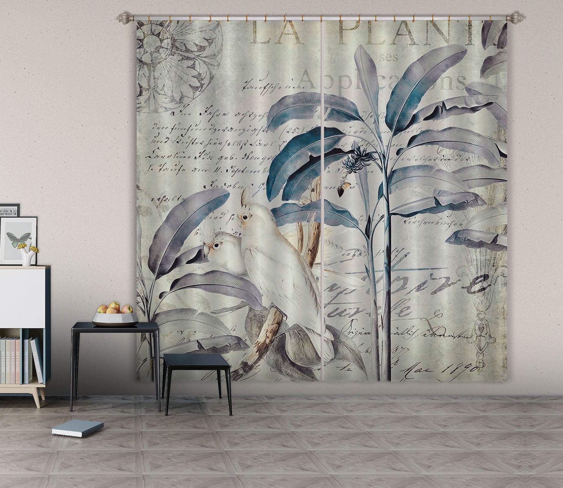 3D White Bird 071 Andrea haase Curtain Curtains Drapes Curtains AJ Creativity Home 