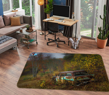 3D Grove Scrap Car 85081 Jerry LoFaro Rug Non Slip Rug Mat