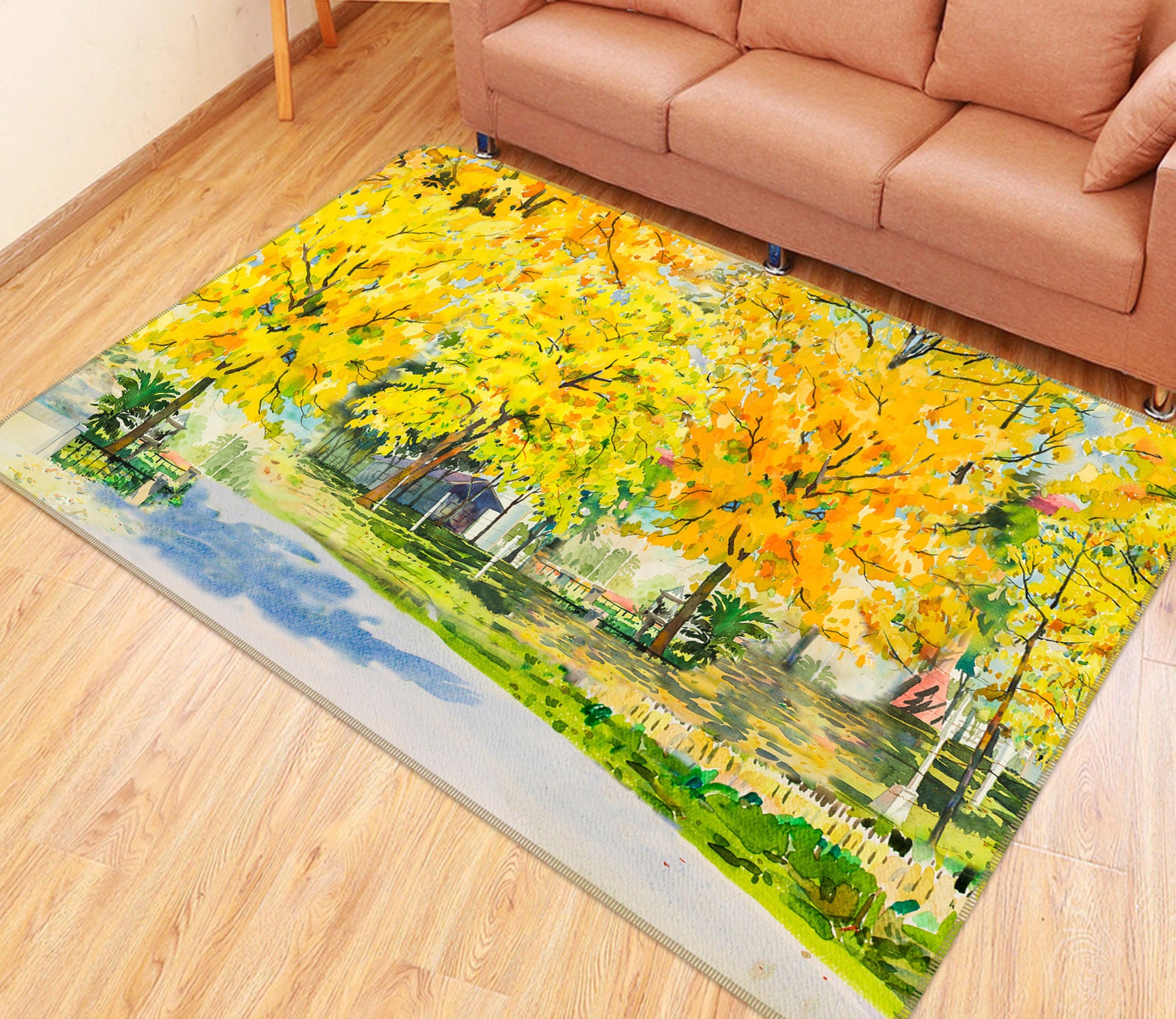 3D Forest 30159 Non Slip Rug Mat