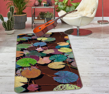 3D Dry Pond 3014 Allan P. Friedlander Rug Non Slip Rug Mat Mat AJ Creativity Home 