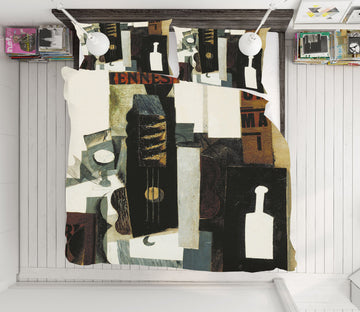 3D Abstract Painting 12180 Bed Pillowcases Quilt