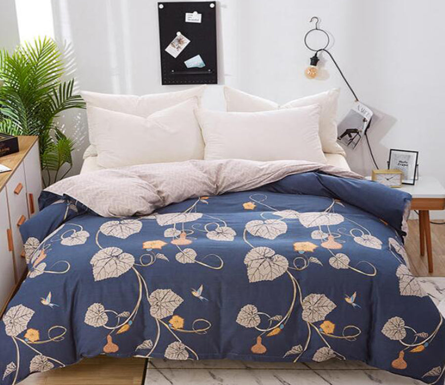 3D Leaf Branch 2033 Bed Pillowcases Quilt