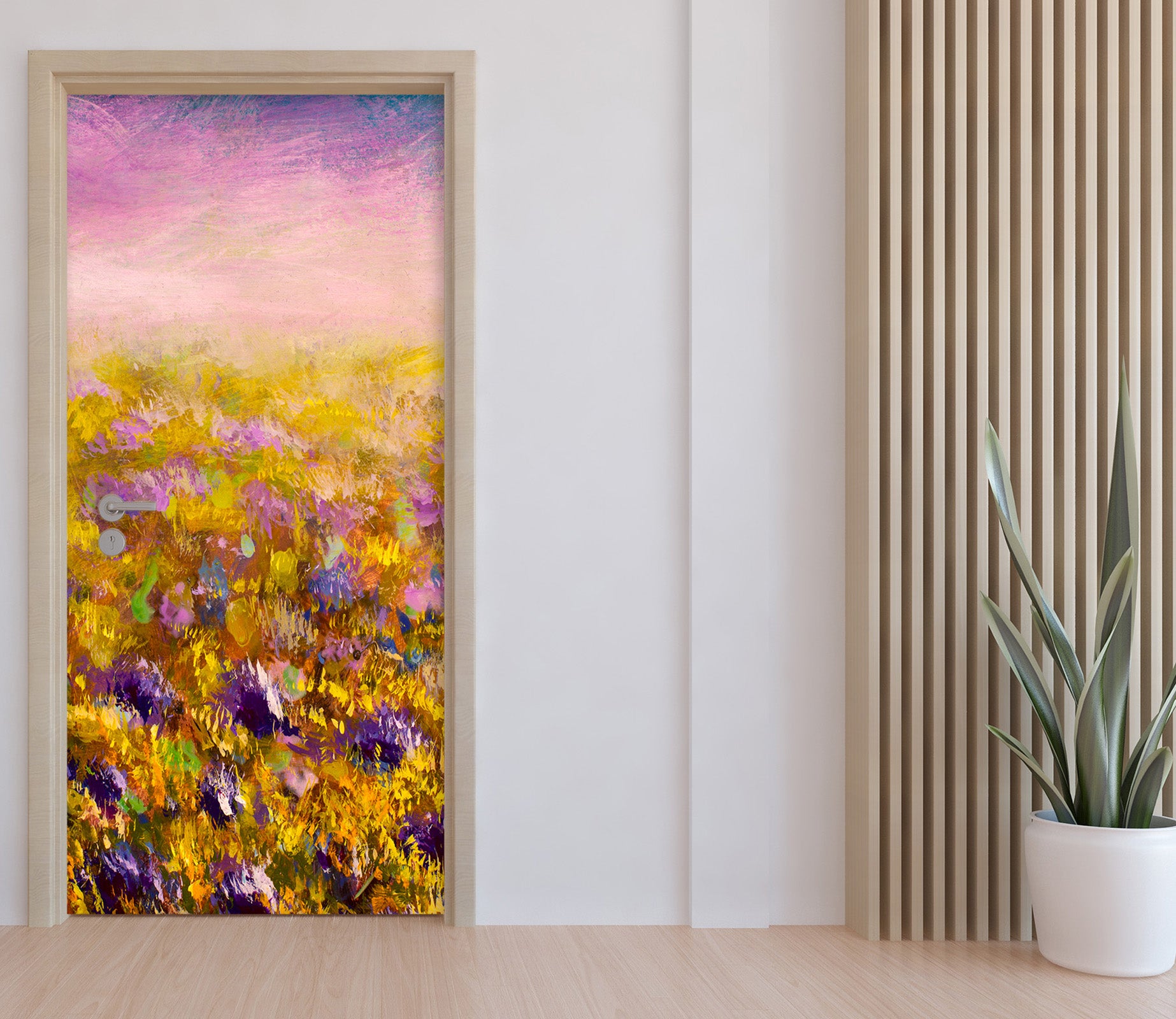 3D Flower Bush 25177 Door Mural