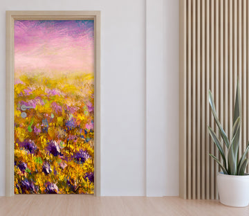 3D Flower Bush 25177 Door Mural