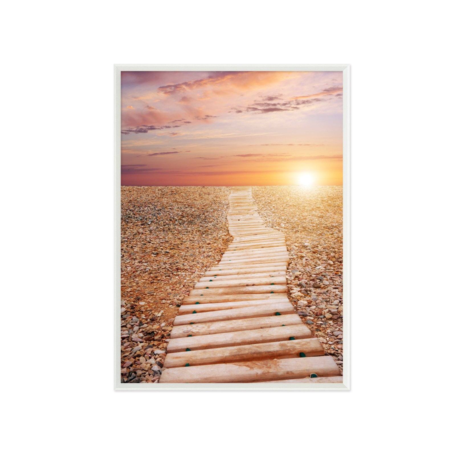 3D Sunshine Sande 044 Fake Framed Print Painting Wallpaper AJ Creativity Home 