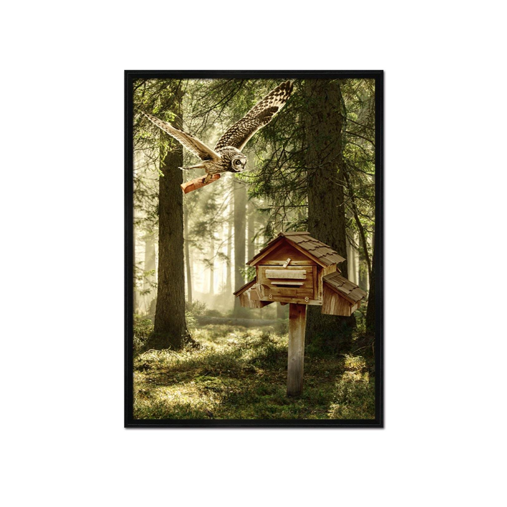 3D Small Mail Box 114 Fake Framed Print Painting Wallpaper AJ Creativity Home 
