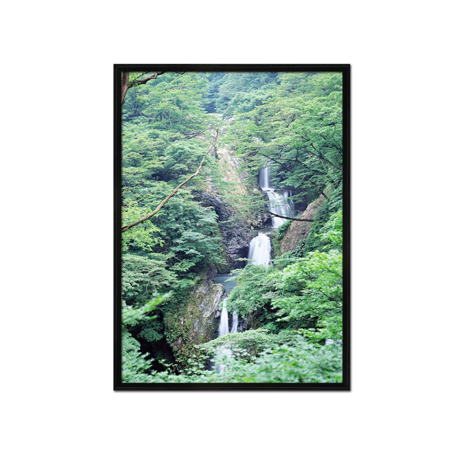 3D River Foreste 056 Fake Framed Print Painting Wallpaper AJ Creativity Home 