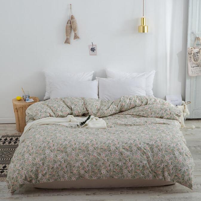 3D Green Floral 4057 Bed Pillowcases Quilt