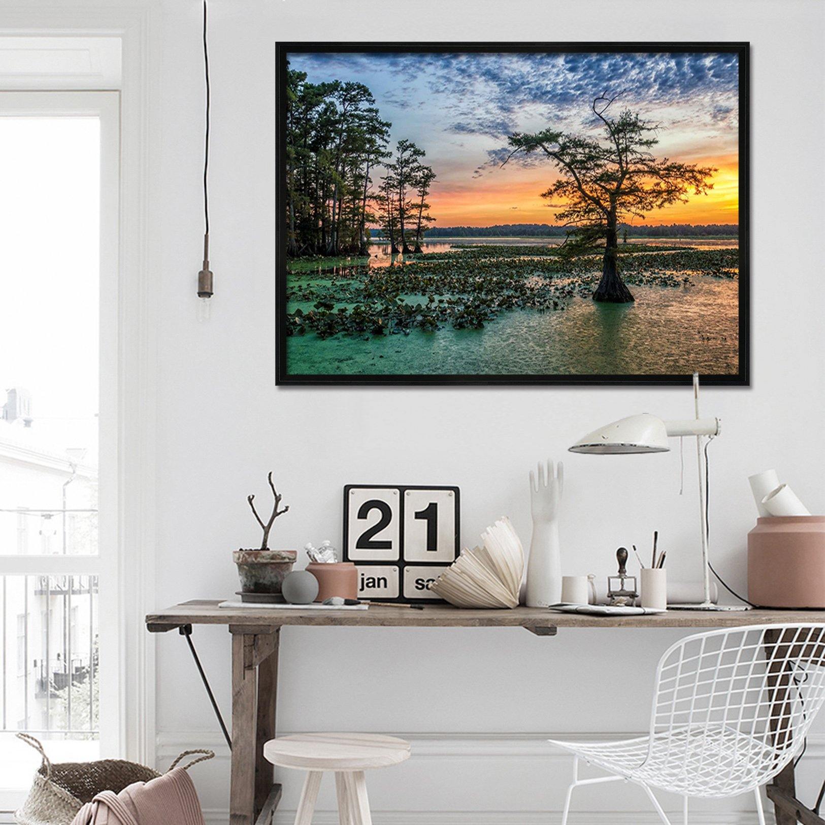 3D Lonely Tree 179 Fake Framed Print Painting Wallpaper AJ Creativity Home 