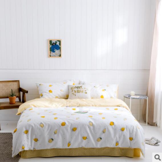3D Yellow Strawberry 40092 Bed Pillowcases Quilt