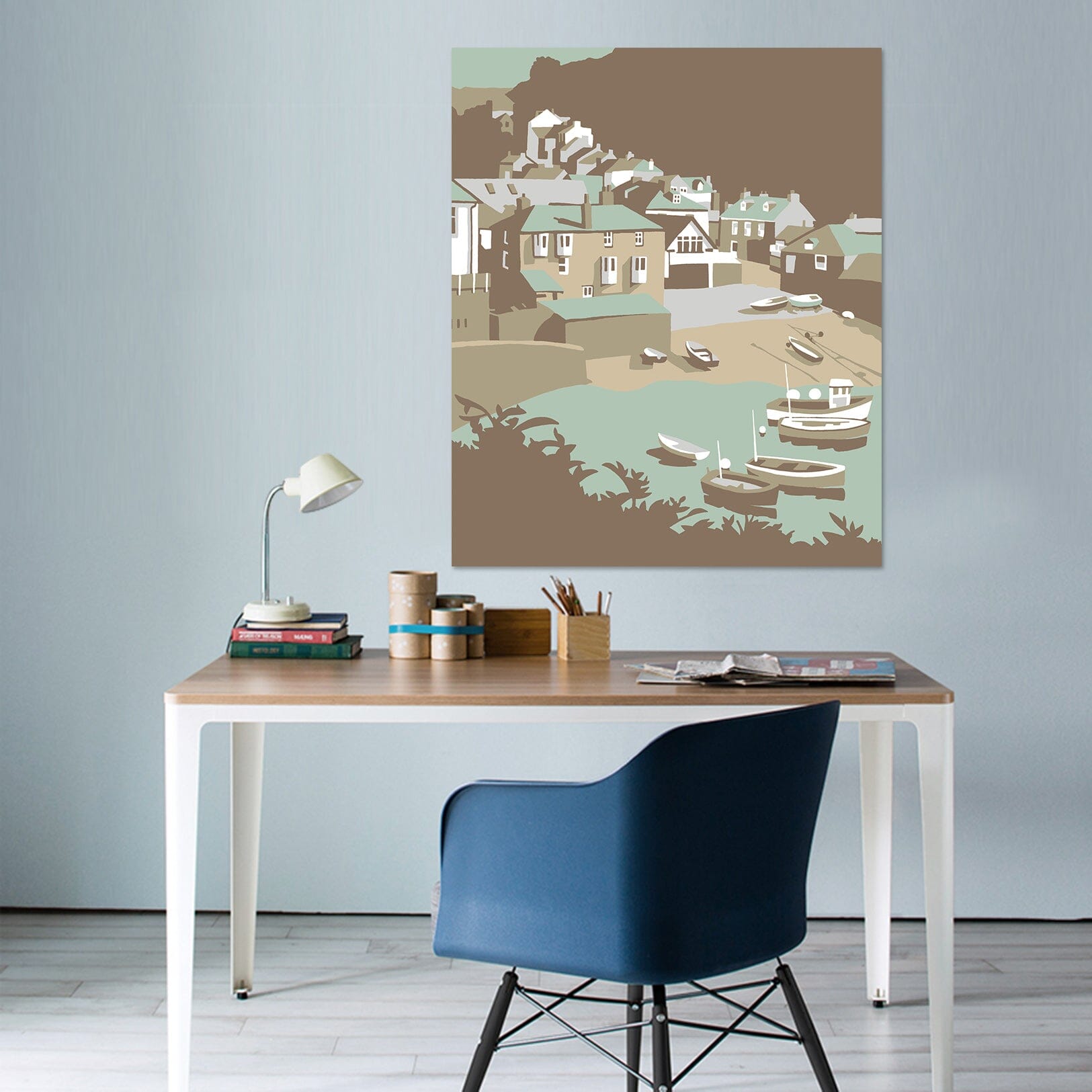 3D Port Isaac 049 Steve Read Wall Sticker Wallpaper AJ Wallpaper 2 