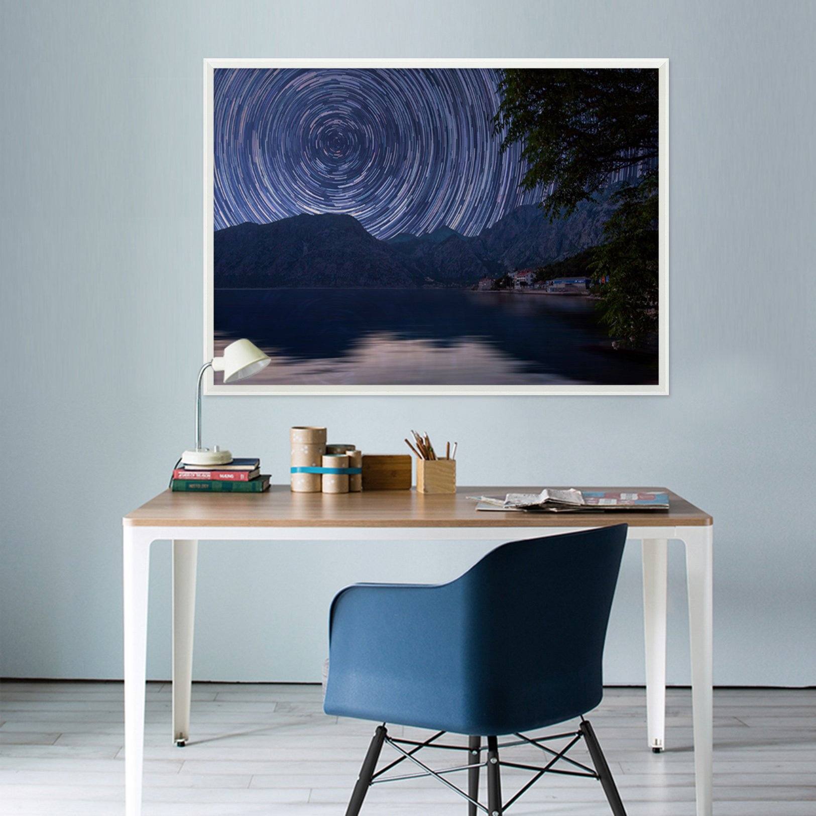 3D Star Vortex 036 Fake Framed Print Painting Wallpaper AJ Creativity Home 