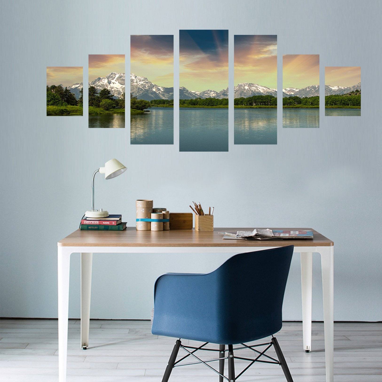 3D Sunshine Forest Scenery 122 Unframed Print Wallpaper Wallpaper AJ Wallpaper 