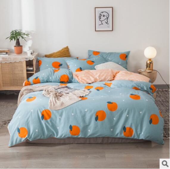 3D Orange 14229 Bed Pillowcases Quilt