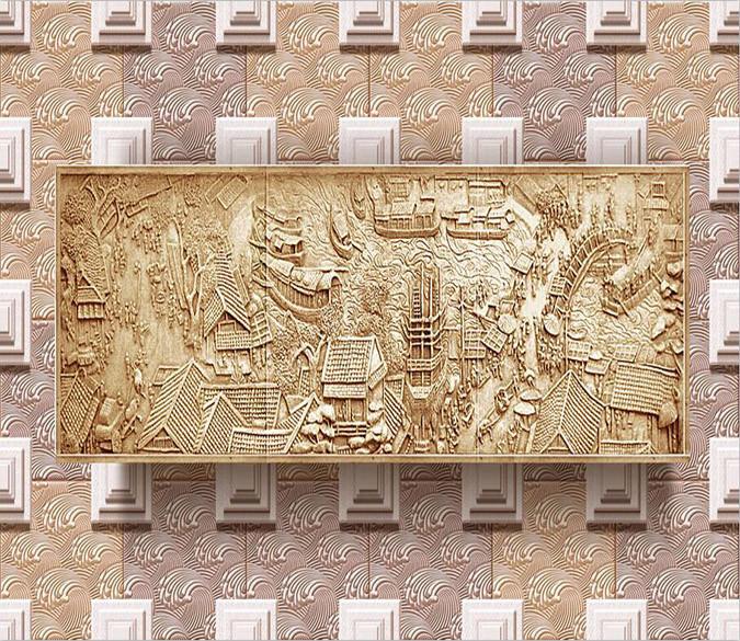 3D Map carving village Wallpaper AJ Wallpaper 1 