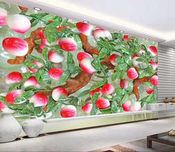 3D Red Flower Petals Wallpaper AJ Wallpaper 1 