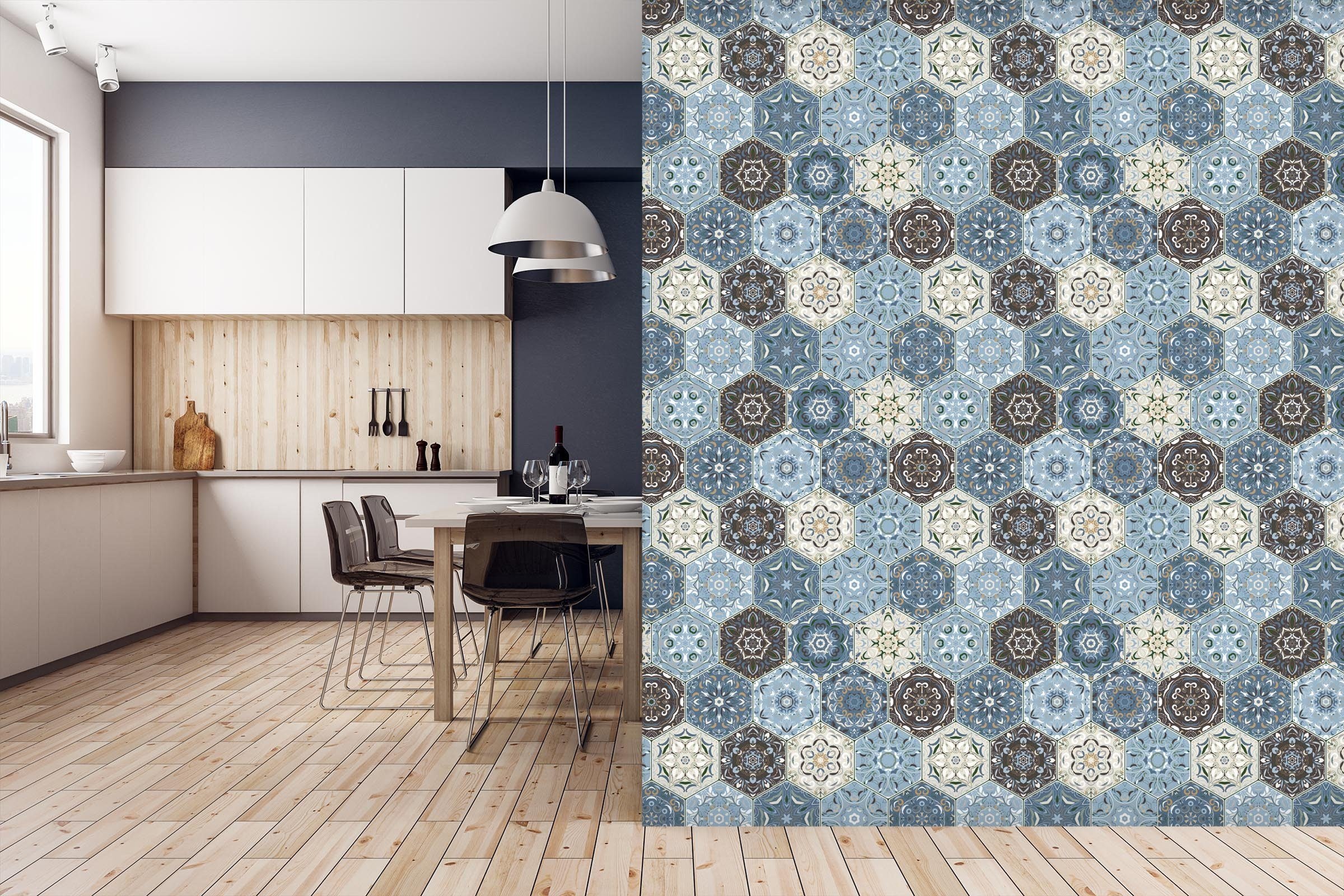 3D Mosaic Pattern 050 Marble Tile Texture Wallpaper AJ Wallpaper 2 