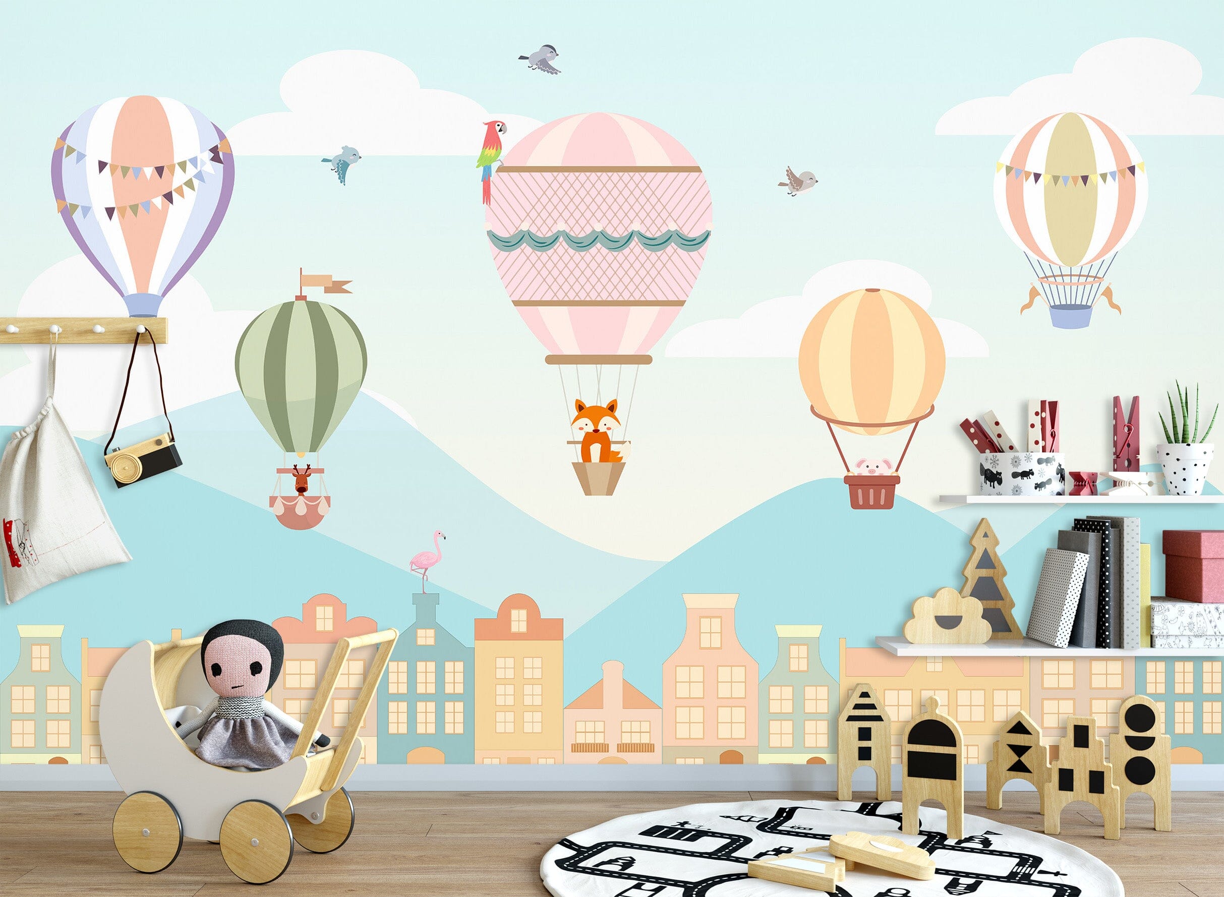 3D Colorful Balloons 1701 Wall Murals Wallpaper AJ Wallpaper 2 