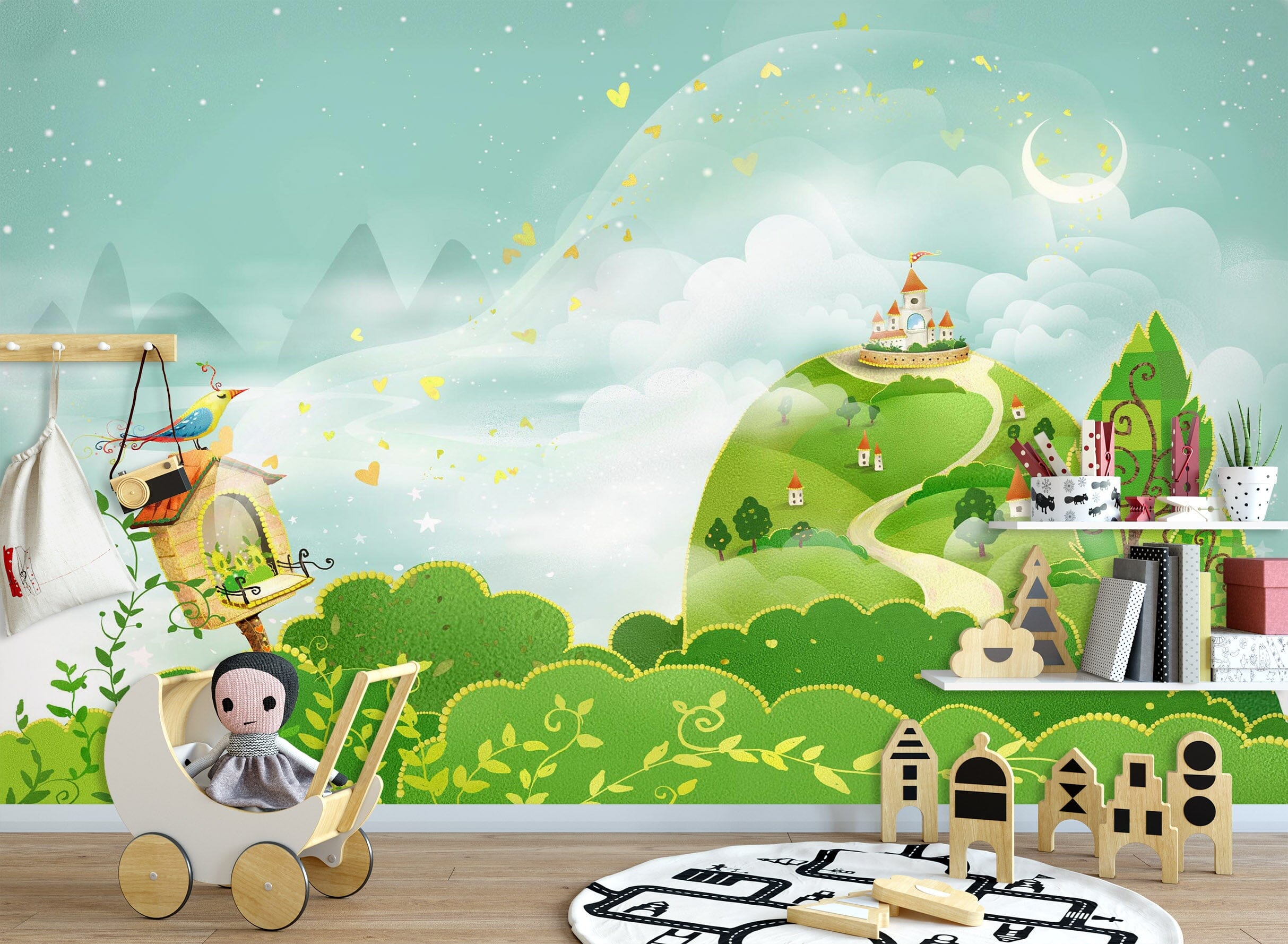 3D Green Forest 1707 Wall Murals Wallpaper AJ Wallpaper 2 