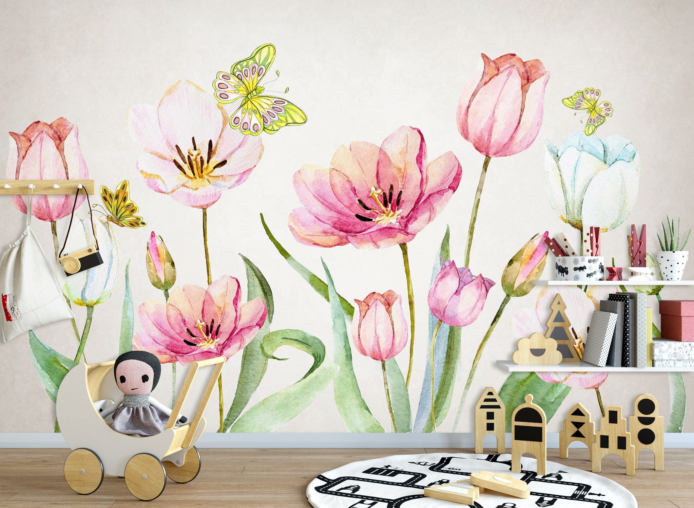 3D Painted Flowers 1686 Wall Murals Wallpaper AJ Wallpaper 2 