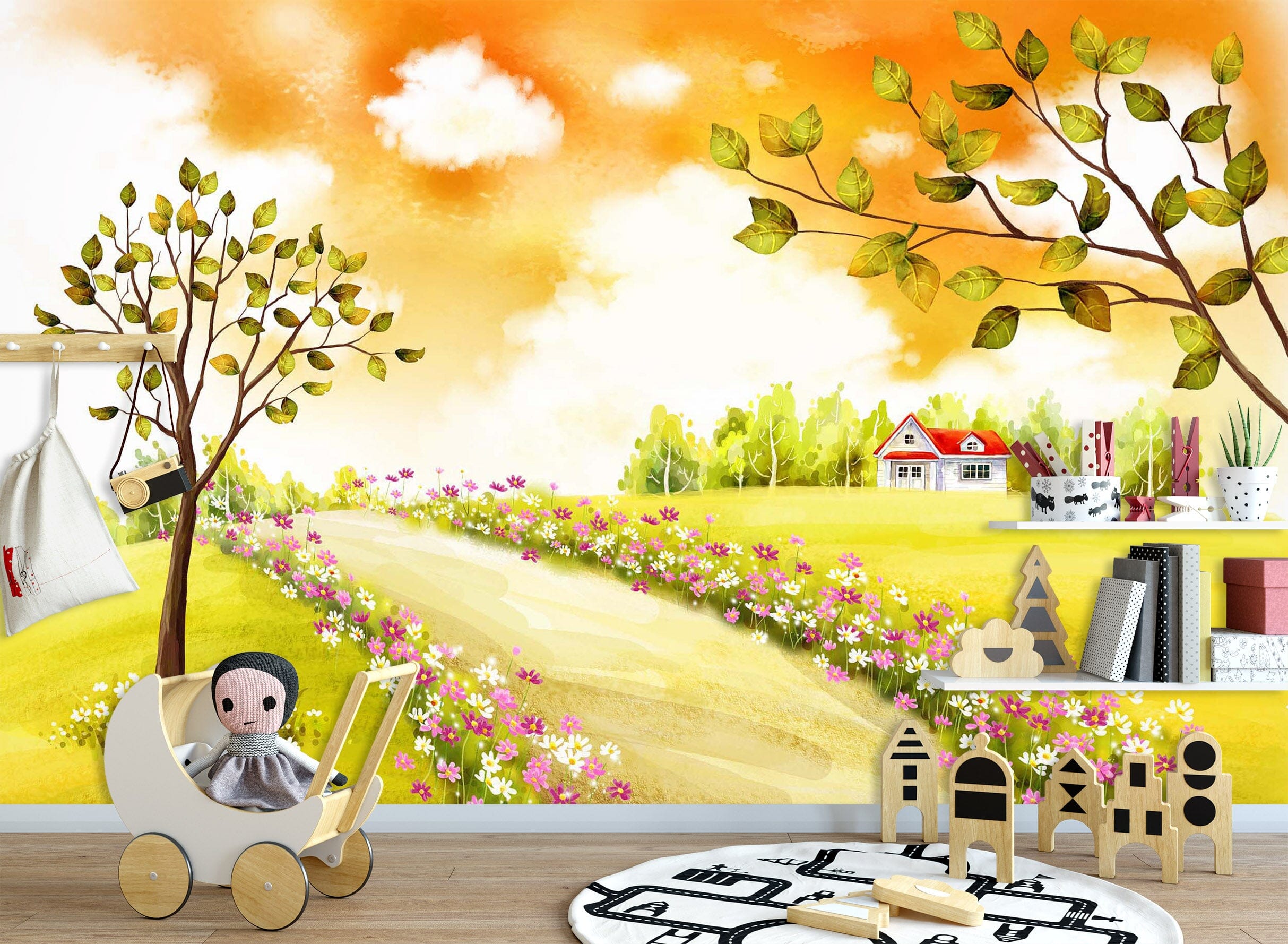 3D Autumn Forest 1714 Wall Murals Wallpaper AJ Wallpaper 2 
