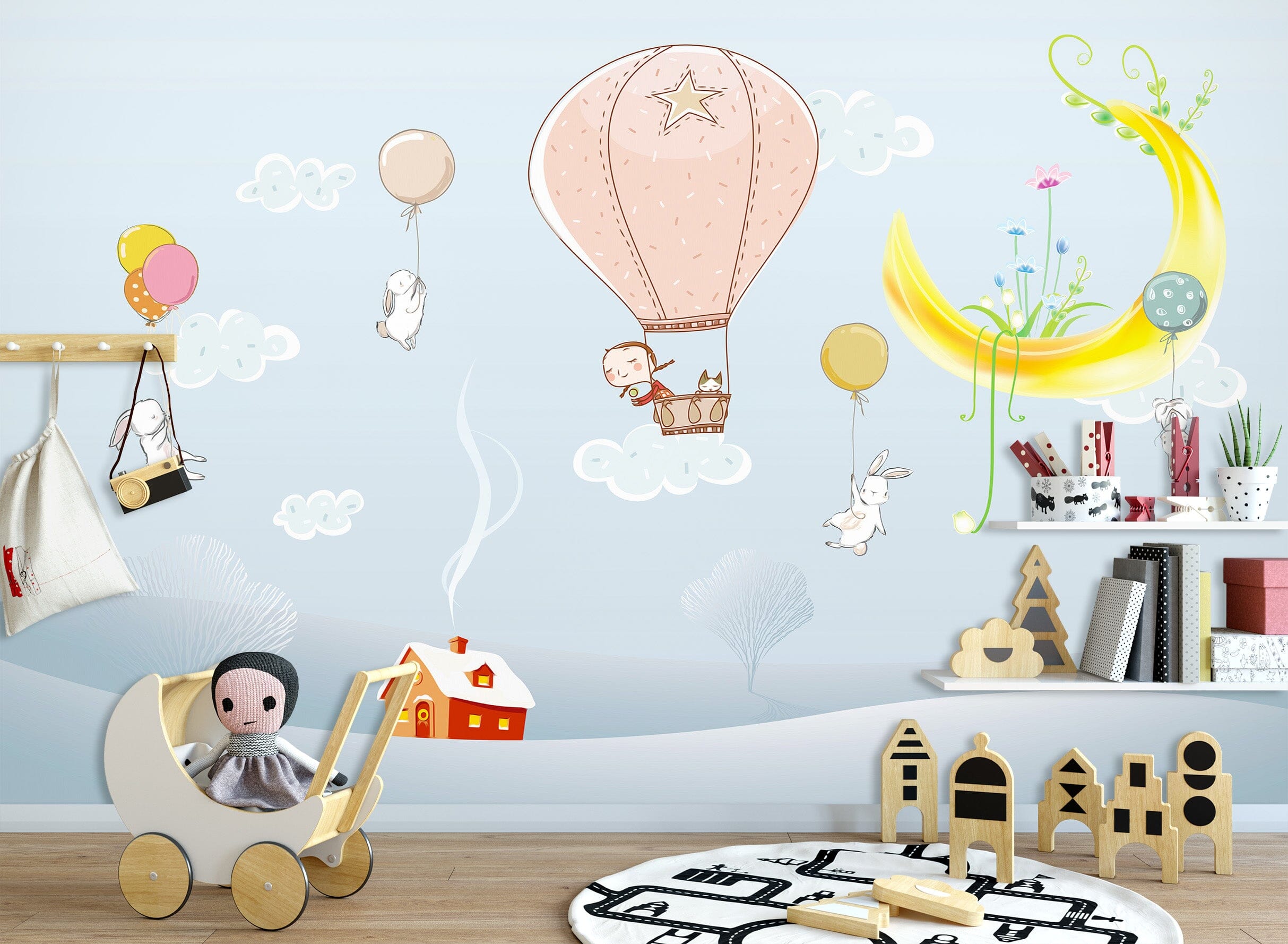 3D Pink Balloon 1437 Wall Murals Wallpaper AJ Wallpaper 2 