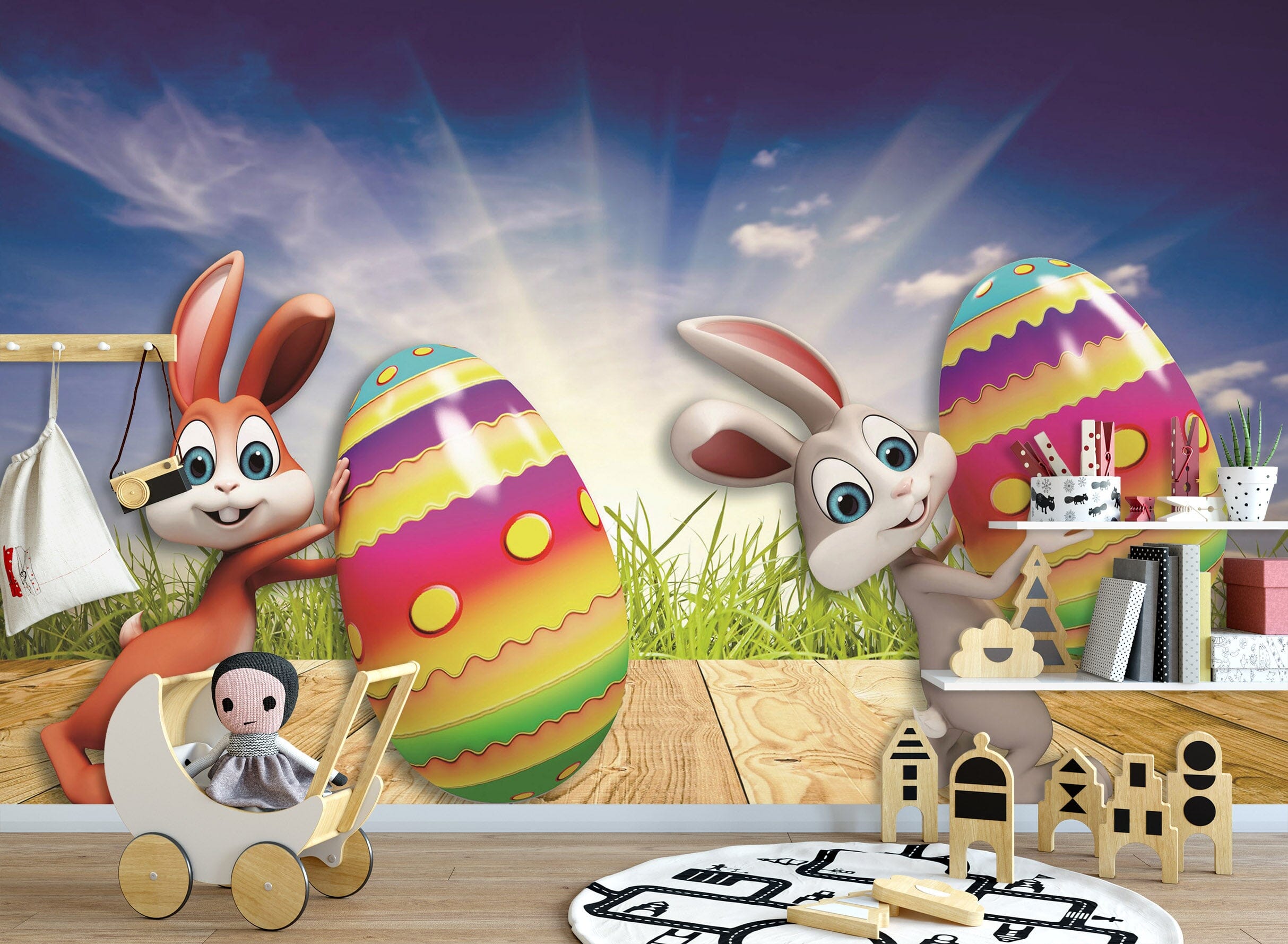 3D Happy Steppe 3004 Wall Murals Wallpaper AJ Wallpaper 2 