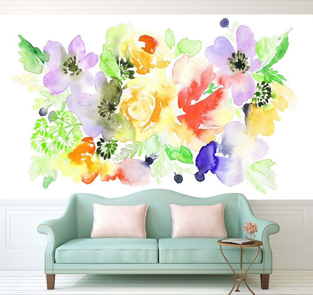 3D Fresh Color Flower 572 Wallpaper AJ Wallpapers 