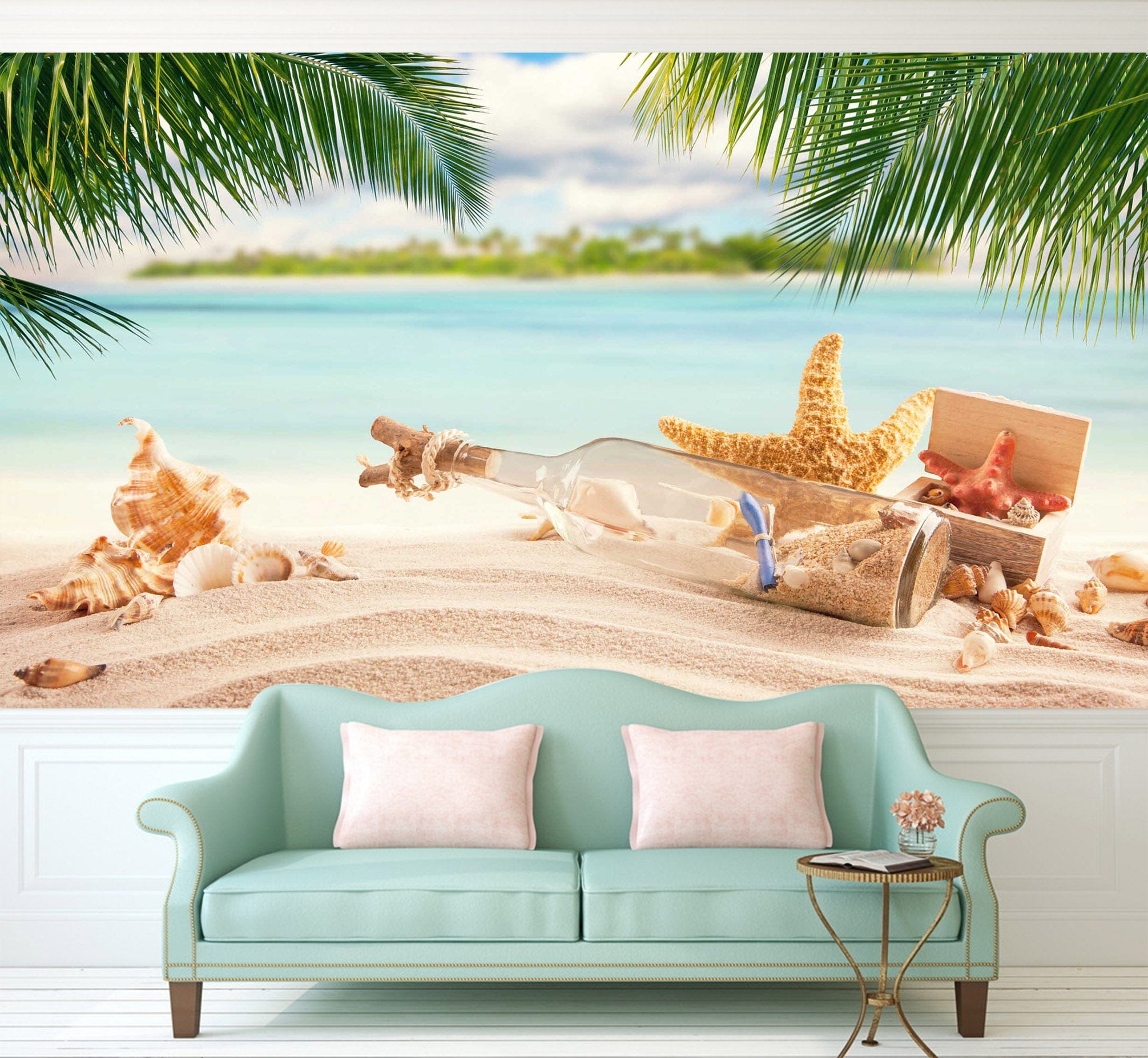 3D Beach Shells 1030 Wall Murals Wallpaper AJ Wallpaper 2 